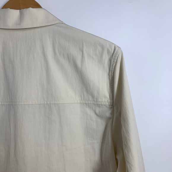 Banana Republic Crinkle Nylon Utility Jacket Long Sleeve Women's Size S - Picture 6 of 15